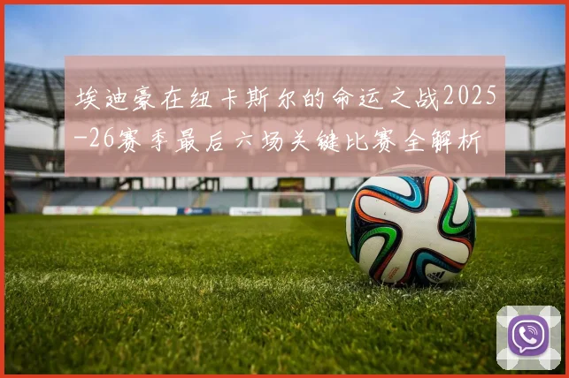 埃迪豪在纽卡斯尔的命运之战2025-26赛季最后六场关键比赛全解析